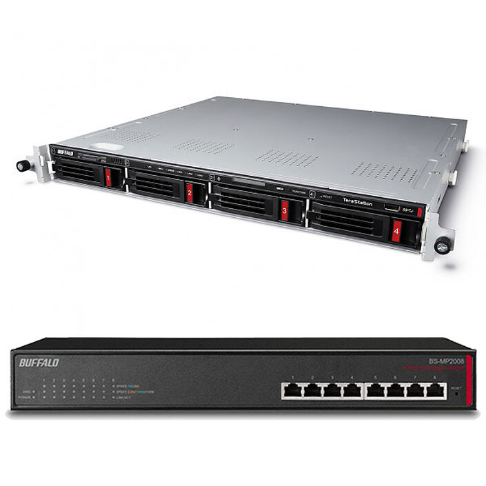 Buffalo TeraStation 5410RN 12 To (4 x 3 To) + BS-MP2008