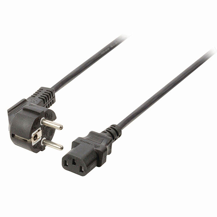 Nedis Power Cable for PC, Monitor and UPS Black - 10 metres