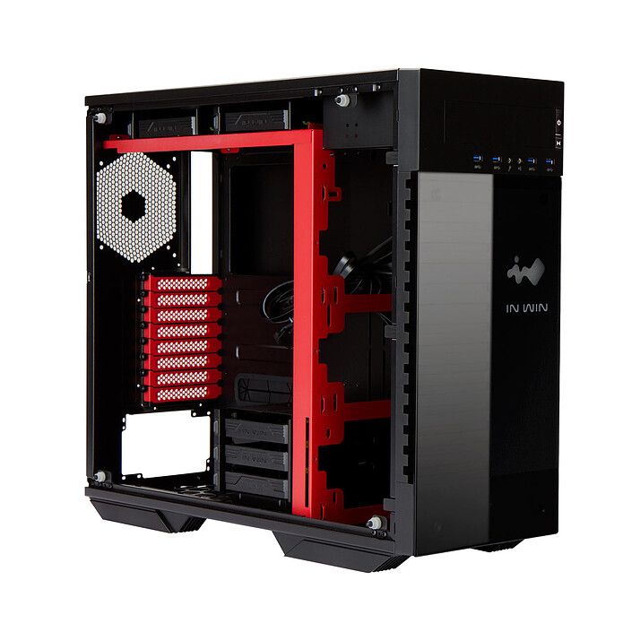 Avis IN WIN 509 Noir/Rouge + F2 600W 80PLUS Bronze 
