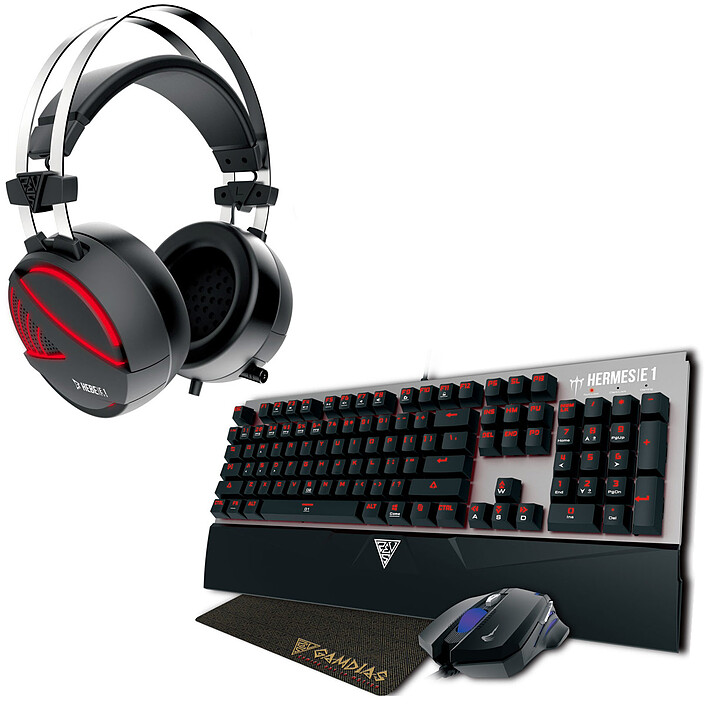 Gamdias Hermes E1 Combo + Hebe E1