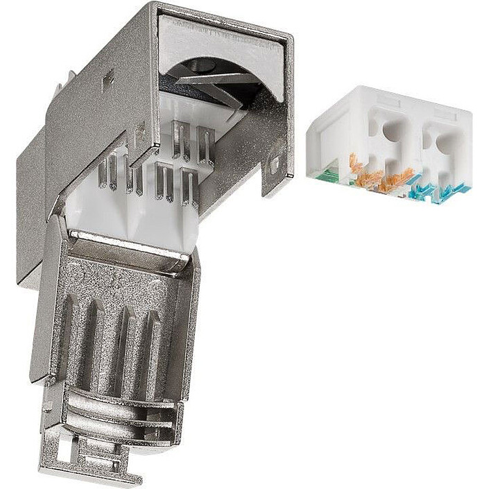 Review Goobay RJ45 Keystone jack category 6 STP shielding