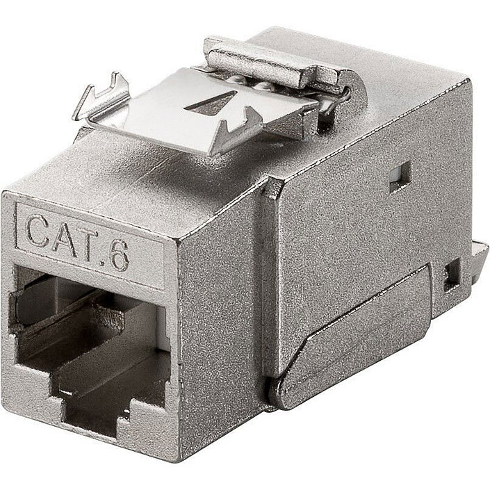 Goobay RJ45 Keystone jack category 6 STP shielding