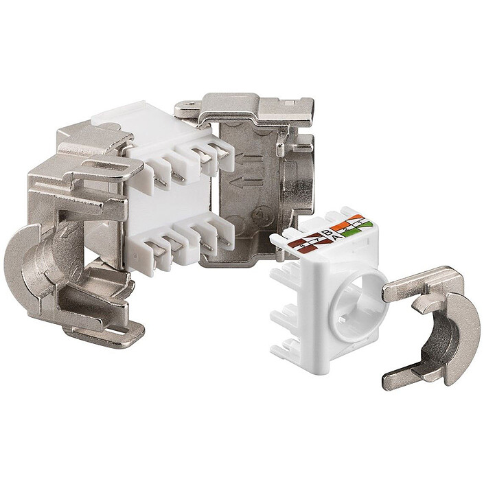 Review Goobay RJ45 Keystone LSA socket category 6a STP shielding