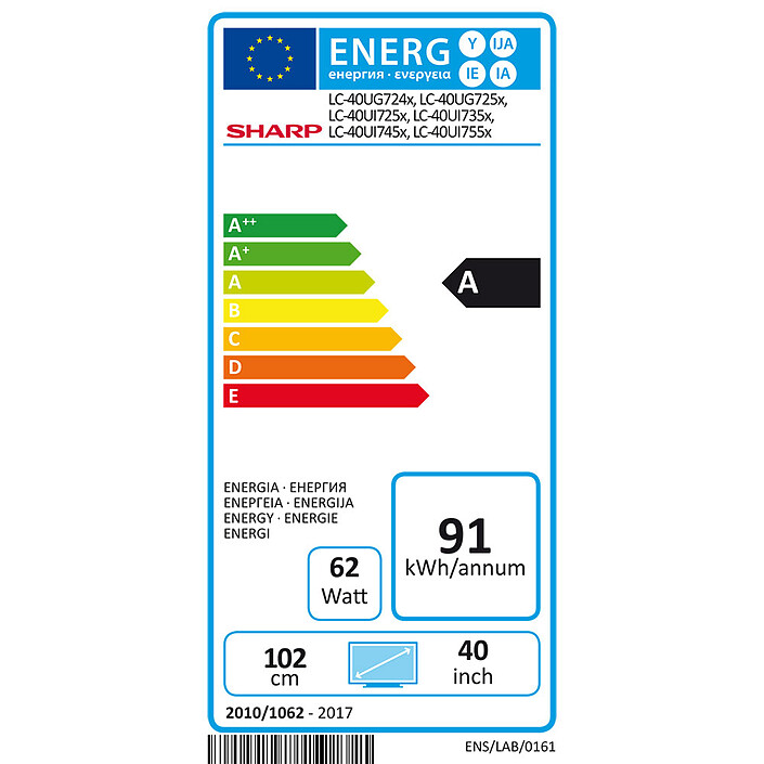 Sharp LC-40UI7552E pas cher