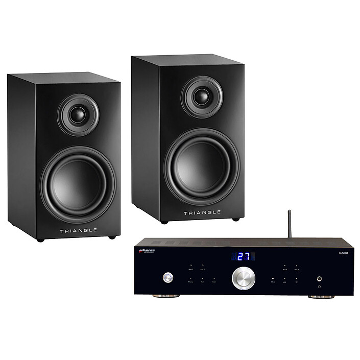 Advance Paris X-i50BT + Triangle Elara LN01 Noir Laqué