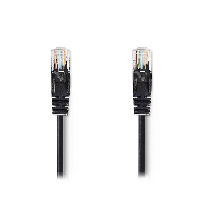 Nedis Câble RJ45 catégorie 5e U/UTP 0.50 m (Noir)