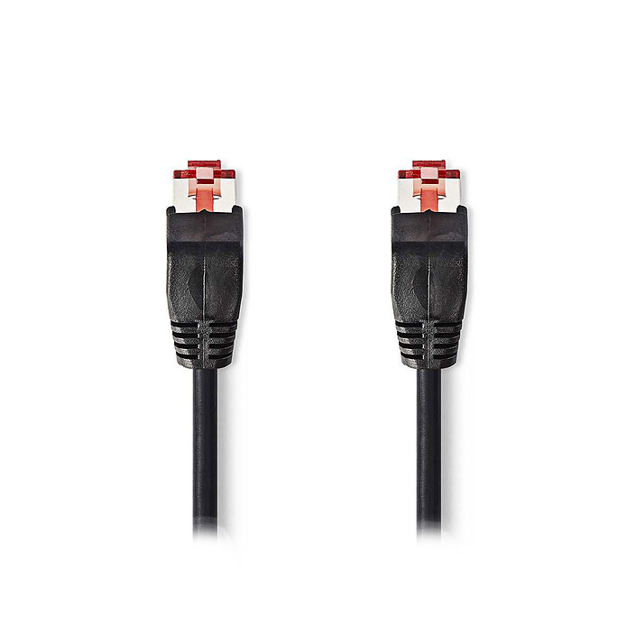 Nedis Câble RJ45 catégorie 6 U/UTP 2 m (Noir)
