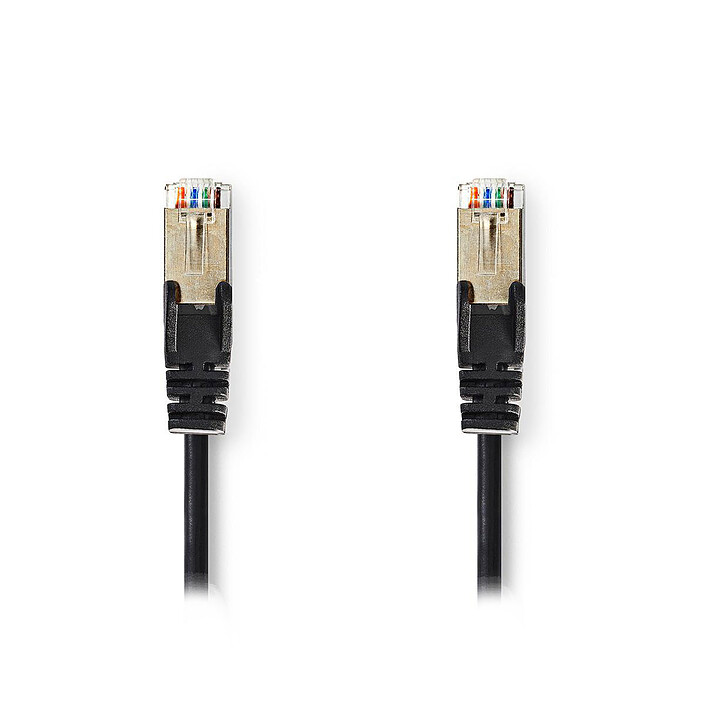Nedis RJ45 Cat 5e SF/UTP cable 2 m (Black)