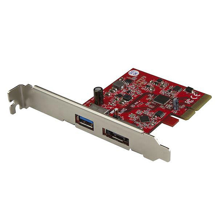 StarTech.com Carte contrôleur PCI-E (1 port USB 3.1 Type A et 1 port eSATA)