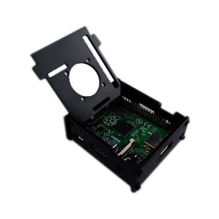 Review Case for Raspberry Pi 3 A with fan support (Black)