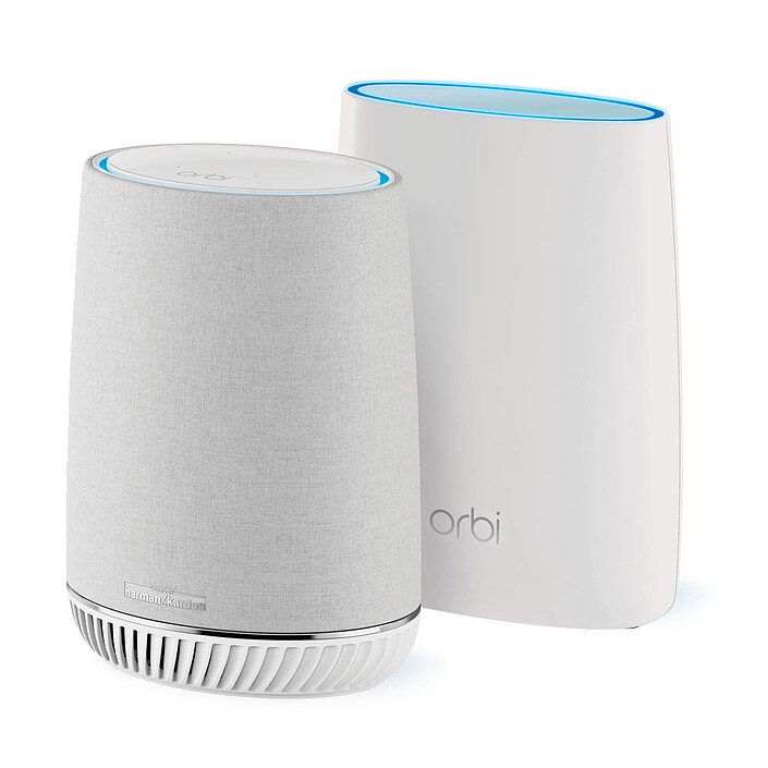 Netgear Orbi Pack routeur + Enceinte connectée Orbi Voice (RBK50V-100EUS)