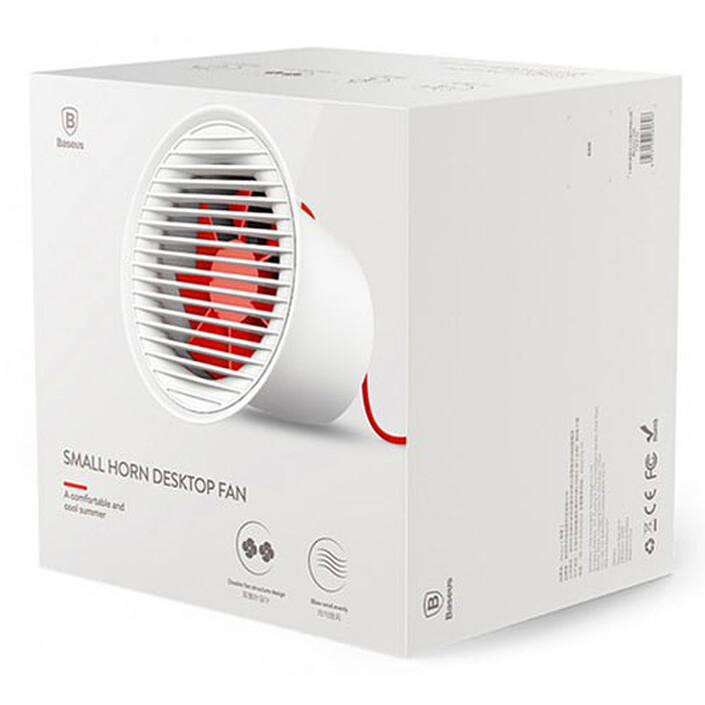 Acheter Baseus Small Horn Desktop Fan Blanc