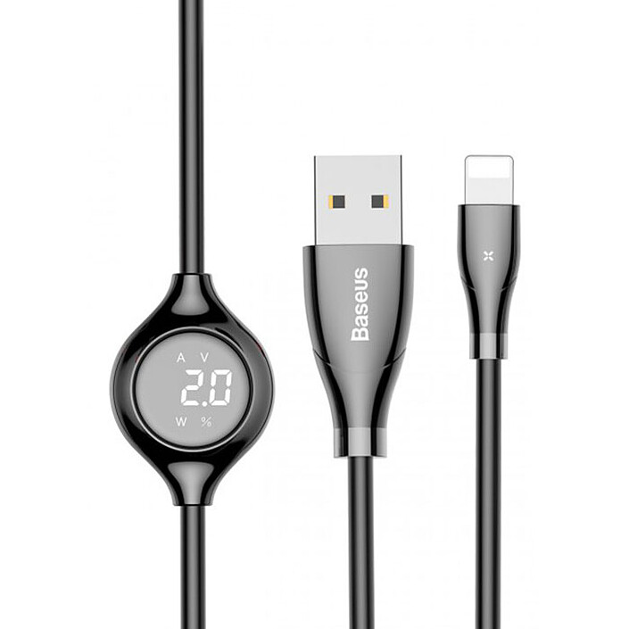 Baseus Big Eye Digital Lightning Cable Noir - 1.2 m