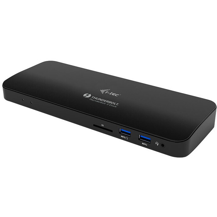 i-tec Thunderbolt 3 Dual 4K Docking Station + USB-C to DisplayPort Adapter + Power Adapter 85W