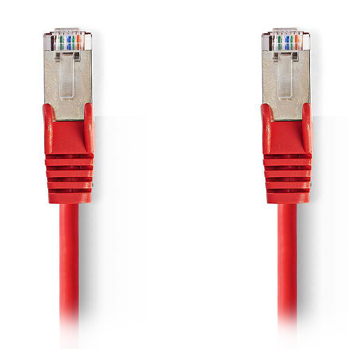 Nedis Câble RJ45 catégorie 5e SF/UTP 7.5 m (Rouge)