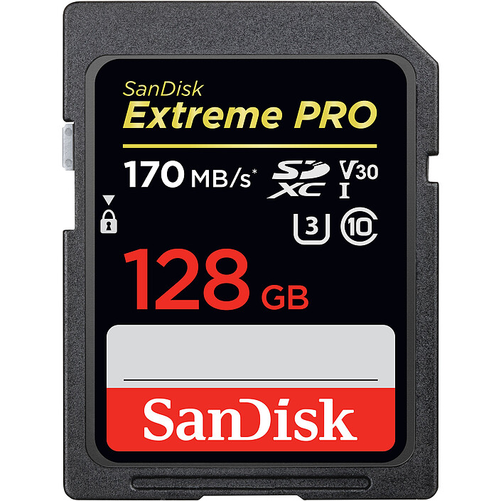 SanDisk SDXC Extreme PRO UHS-I U3 128GB Memory Card