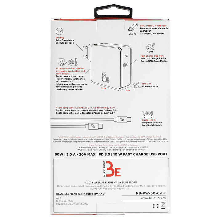 Acheter BlueElement Chargeur Universel USB-C 60W