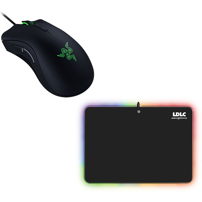 Razer DeathAdder Elite + LDLC RGB PAD