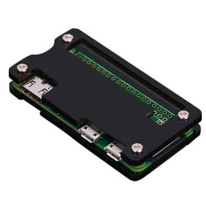 Boitier pour Raspberry Pi Zero (toutes versions) - noir