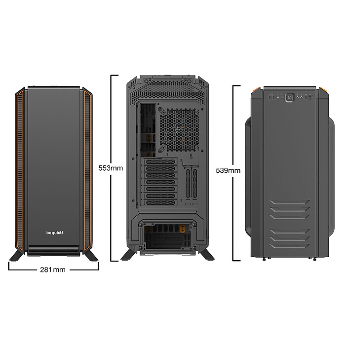 be quiet! Silent Base 801 (Naranja) a bajo precio