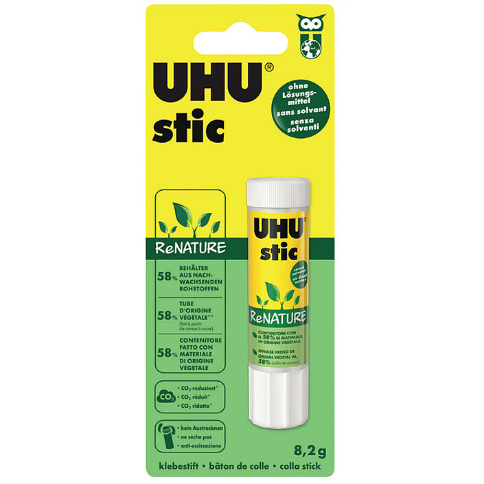  UHU Stic baton de colle ReNATURE 8,2 g