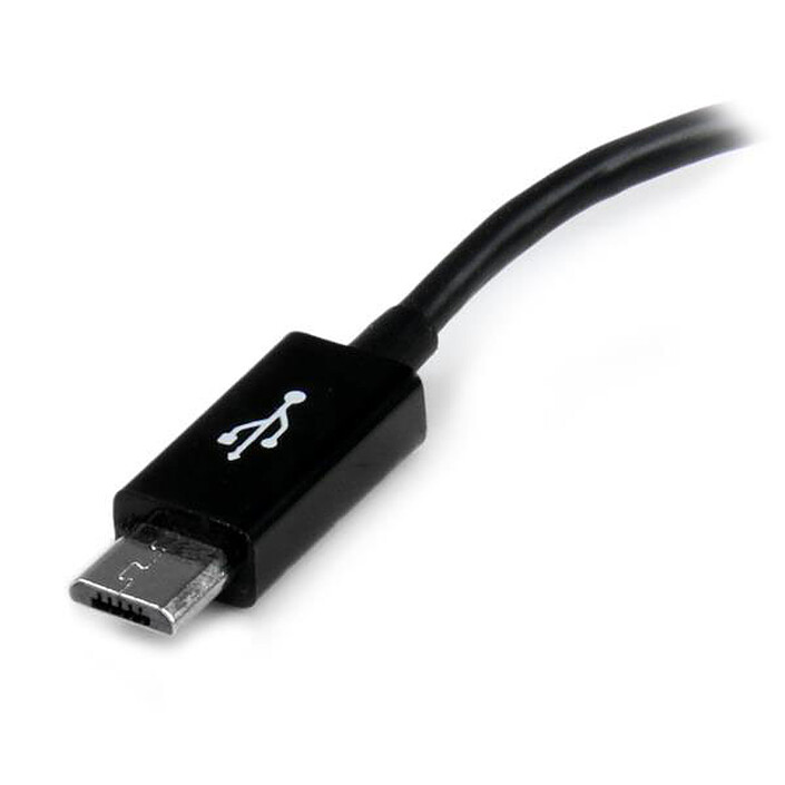 Avis Startech.com Adaptateur micro USB B mâle / USB 2.0 Host OTG femelle - Noir