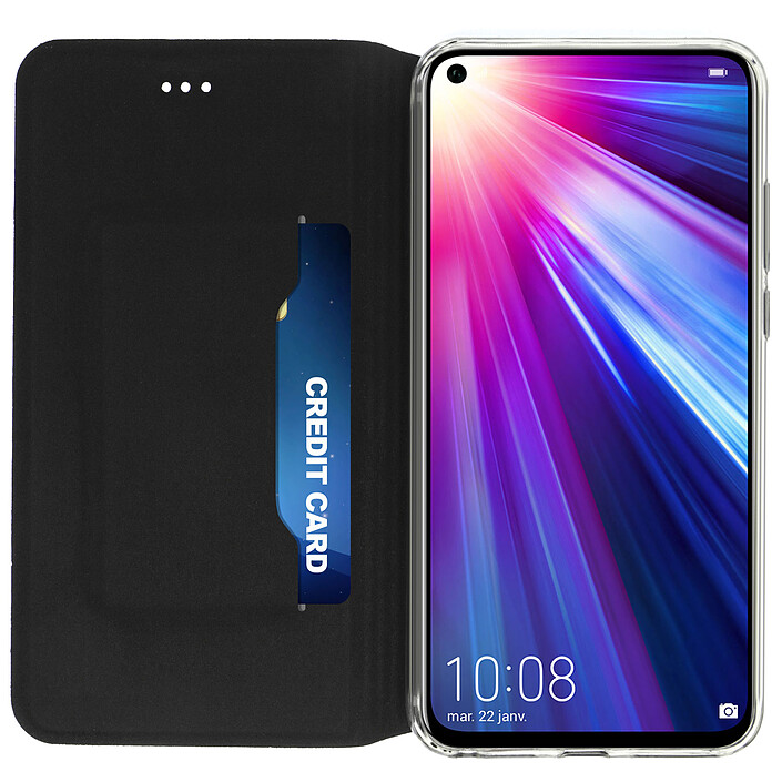 Acheter Akashi Etui Folio Porte Carte Noir Honor View 20