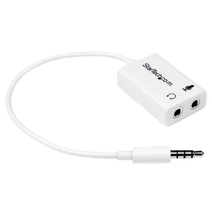 StarTech.com Adaptateur pour casque avec prises écouteur et micro séparées mini jack 3.5 mm M/F