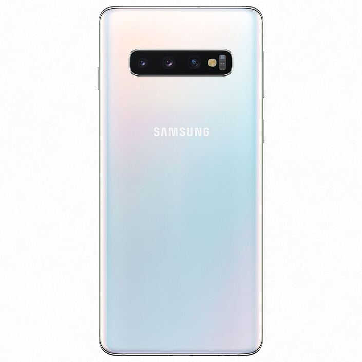 Samsung Galaxy S10 SM-G973F Blanc Prisme (8 Go / 512 Go) pas cher