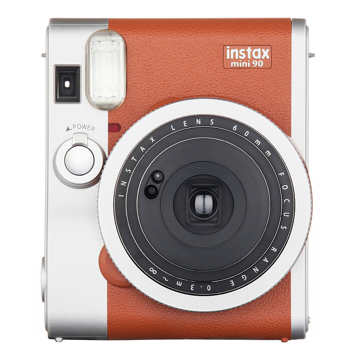 Avis Fujifilm instax mini 90 Neo Classic Marron + instax mini Bipack