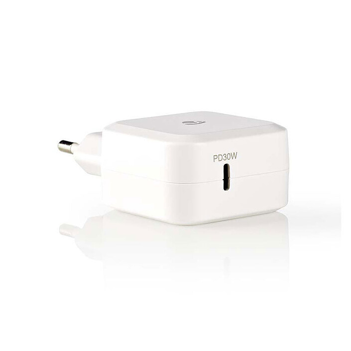 Nedis Chargeur mural USB-C 30W (Blanc)