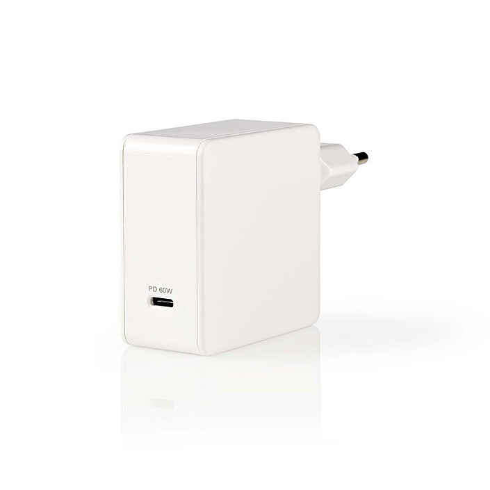 Avis Nedis Chargeur mural USB-C 60W (Blanc)
