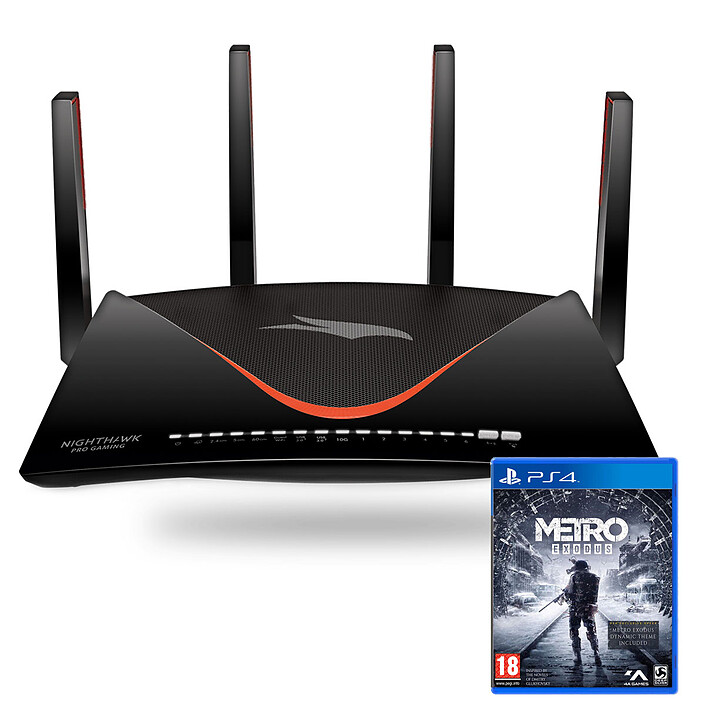 Netgear Nighthawk Pro Gaming XR700 + Metro Exodus (PS4) OFFERT !