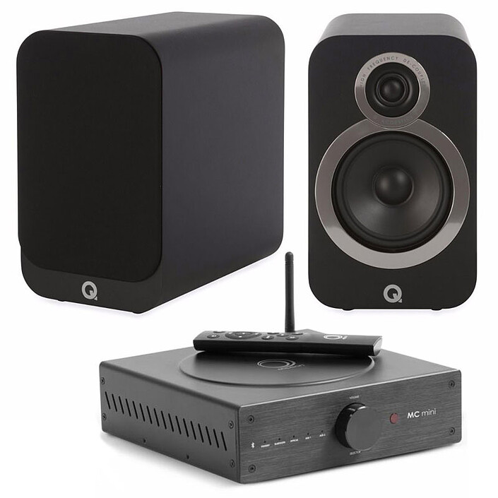Elipson MC Mini + Q Acoustics 3020i Noir
