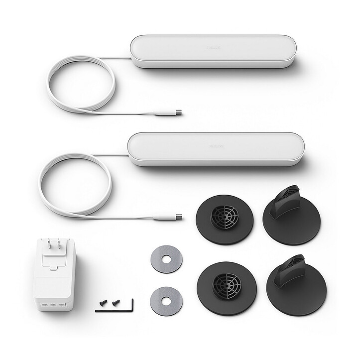 Acheter Philips Hue Play Pack x2 Blanc