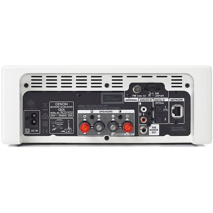 Avis Denon CEOL N10 Blanc - Sans HP + Q Acoustics 3010i Noir