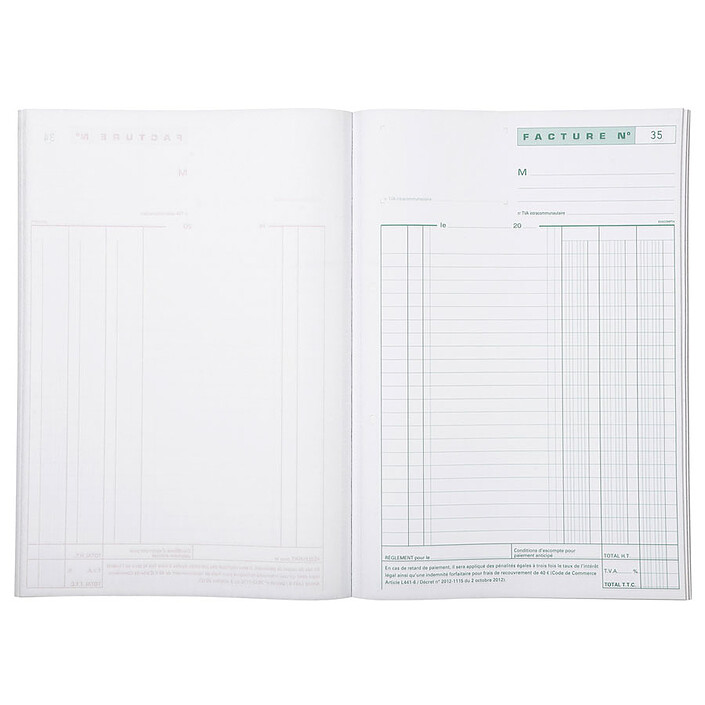 Avis Exacompta Manifold Factures Dupli 29.7 x 21 cm