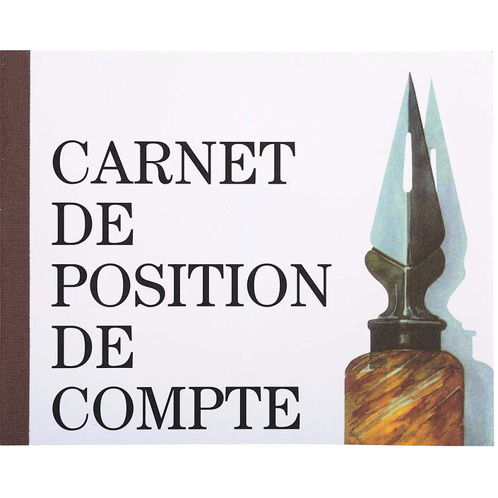 Exacompta Piqûre Position de Compte 16 x 19.5 cm