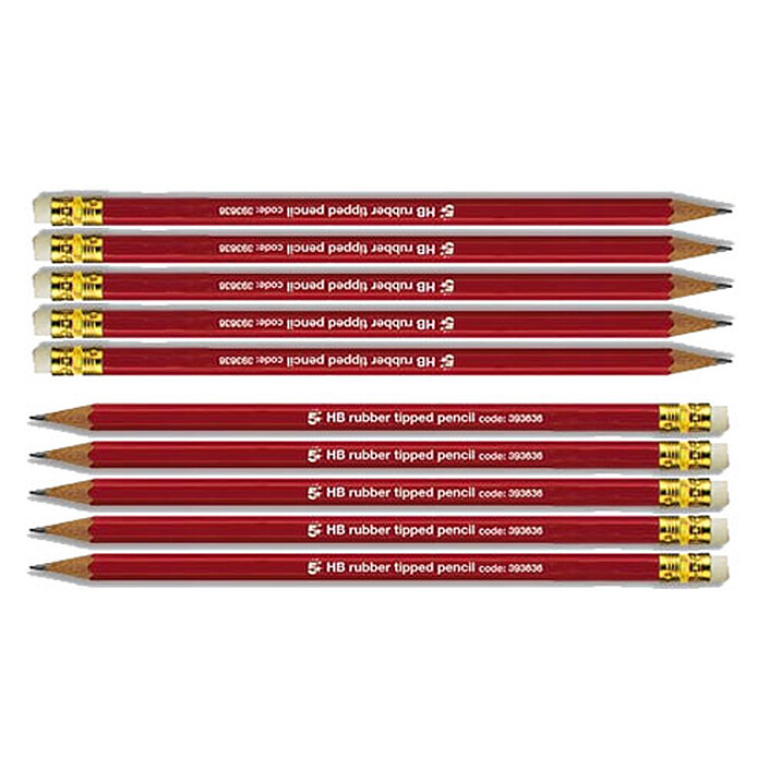 Crayon graphite HB avec gomme x120