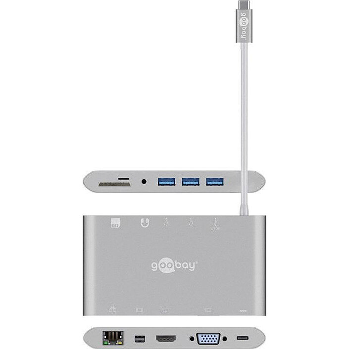 Avis Goobay USB-C All-in-one Multiport Adapter