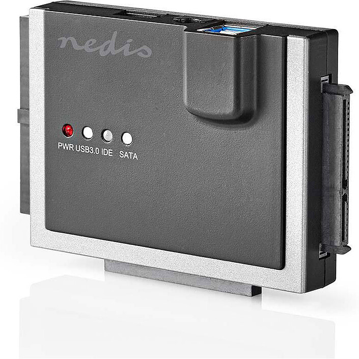 Nedis Adaptateur USB 3.0 vers IDE/SATA pour HDD/SSD 2.5"/3.5"