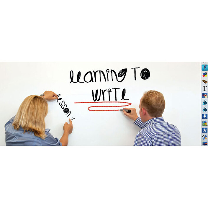 Avis Vanerum i3BOARD Tableau blanc interactif 87" - 20 touch DUO blanc projection