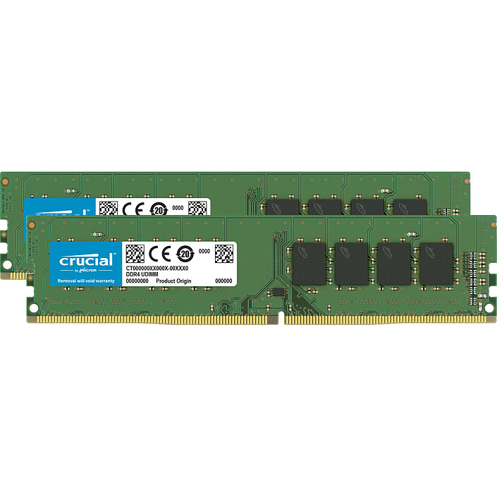 Crucial DDR4 32 GB (2 x 16 GB) 3200 MHz CL22 DR X8