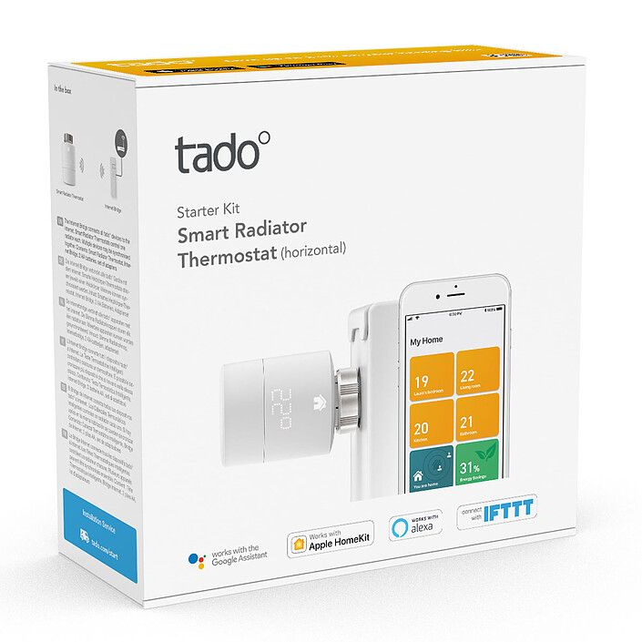 Tado Kit de démarrage v3+ Horizontal pas cher