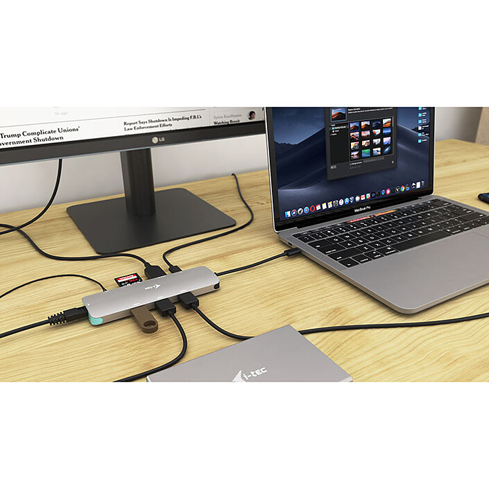 Buy i-tec USB-C Metal Nano Dock Station 4K HDMI LAN Power Delivery 100W