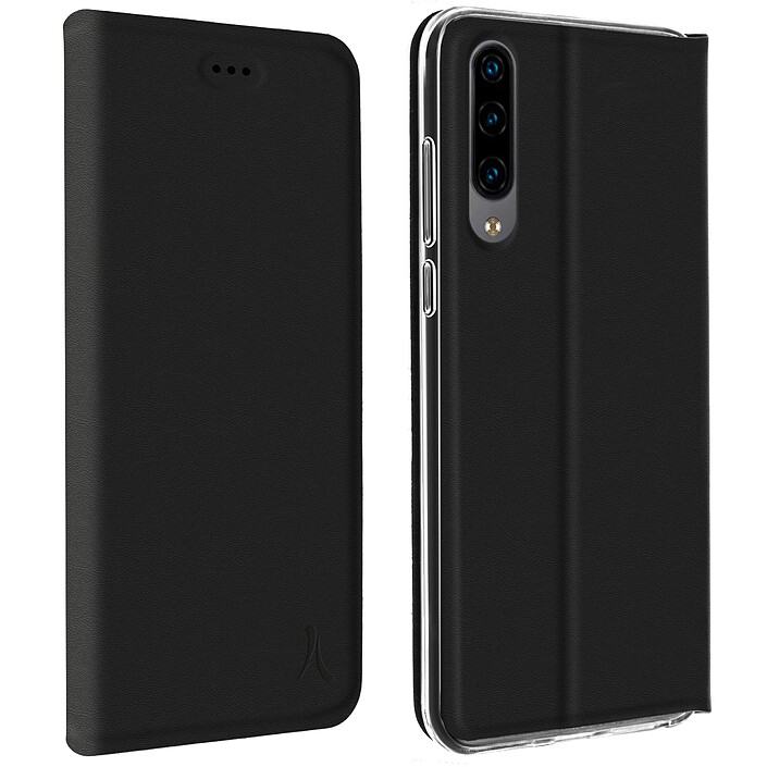 Akashi Etui Folio Porte Carte Noir Huawei P30 Lite