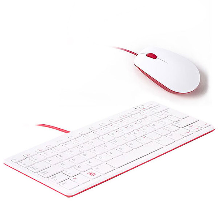 Raspberry Pi Keyboard Mouse (White)