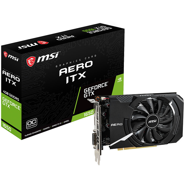 MSI GeForce GTX 1650 AERO ITX 4G OC