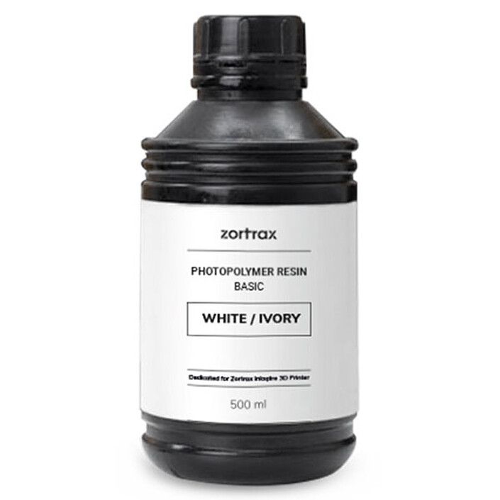 Zortrax Résine Inkspire Basic Blanche/Ivoire