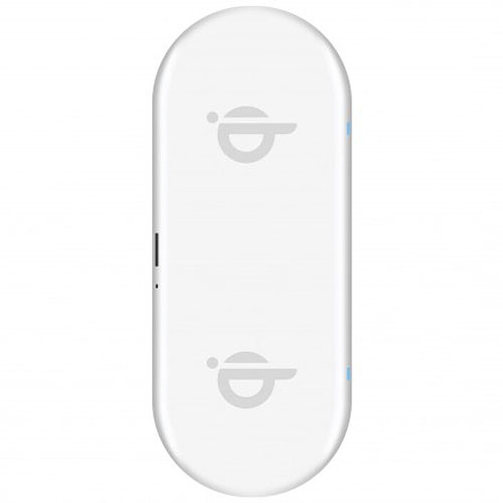 xqisit Double station de charge sans fil 32W (Blanc)
